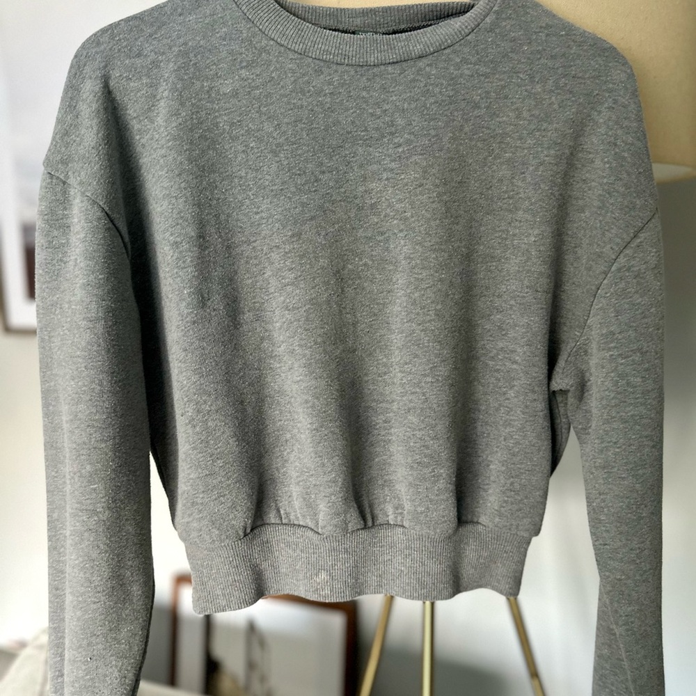 Wild Fable Heather Gray Knit Top